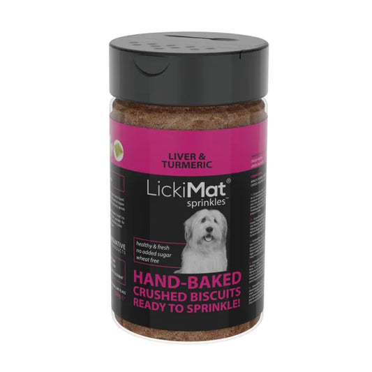 LickiMat Sprinkles Liver and Turmeric 150g
