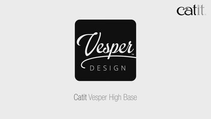 Vesper High Base - Oak - 56 x 56 x 121.5 cm (22 x 22 x 48.8 in)