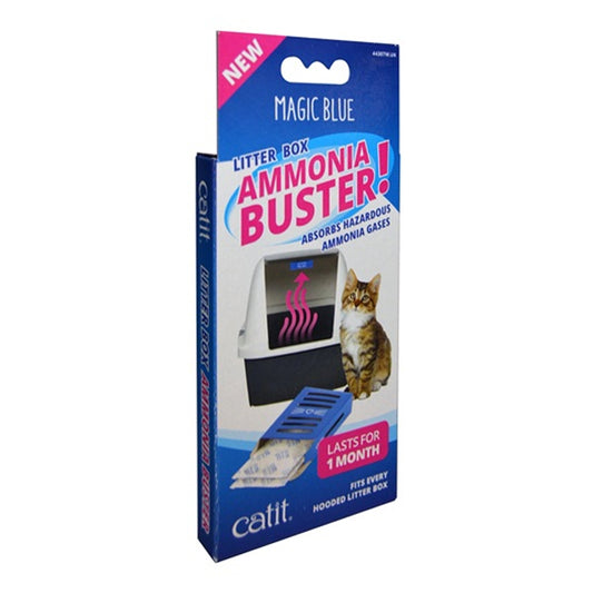 Catit Magic Blue Ammonia Buster - Litter Box Bad Smell Remover