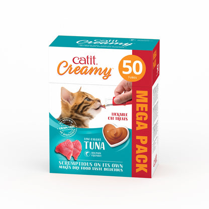 Catit Creamy Tuna Flavour Mega 50 Pack