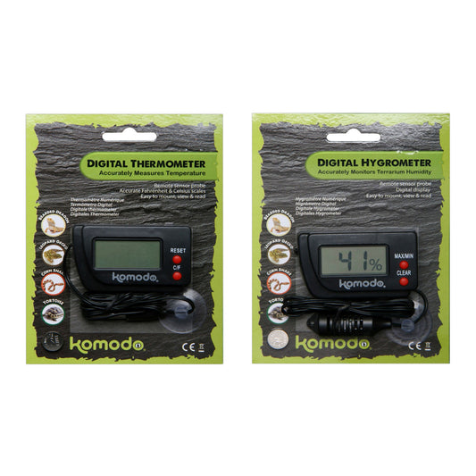 Komodo Digital Thermometer & Komodo Digital Hygrometer