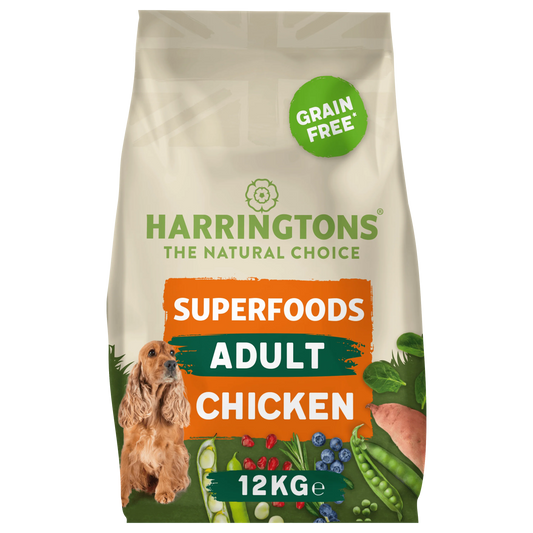 Harringtons Adult Dog Grain Free Superfoods Chicken, 12kg