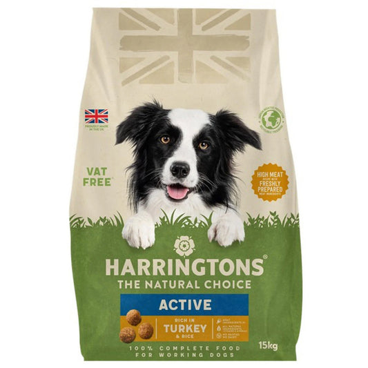 Harringtons Active Worker Complete Turkey & Rice, 15kg