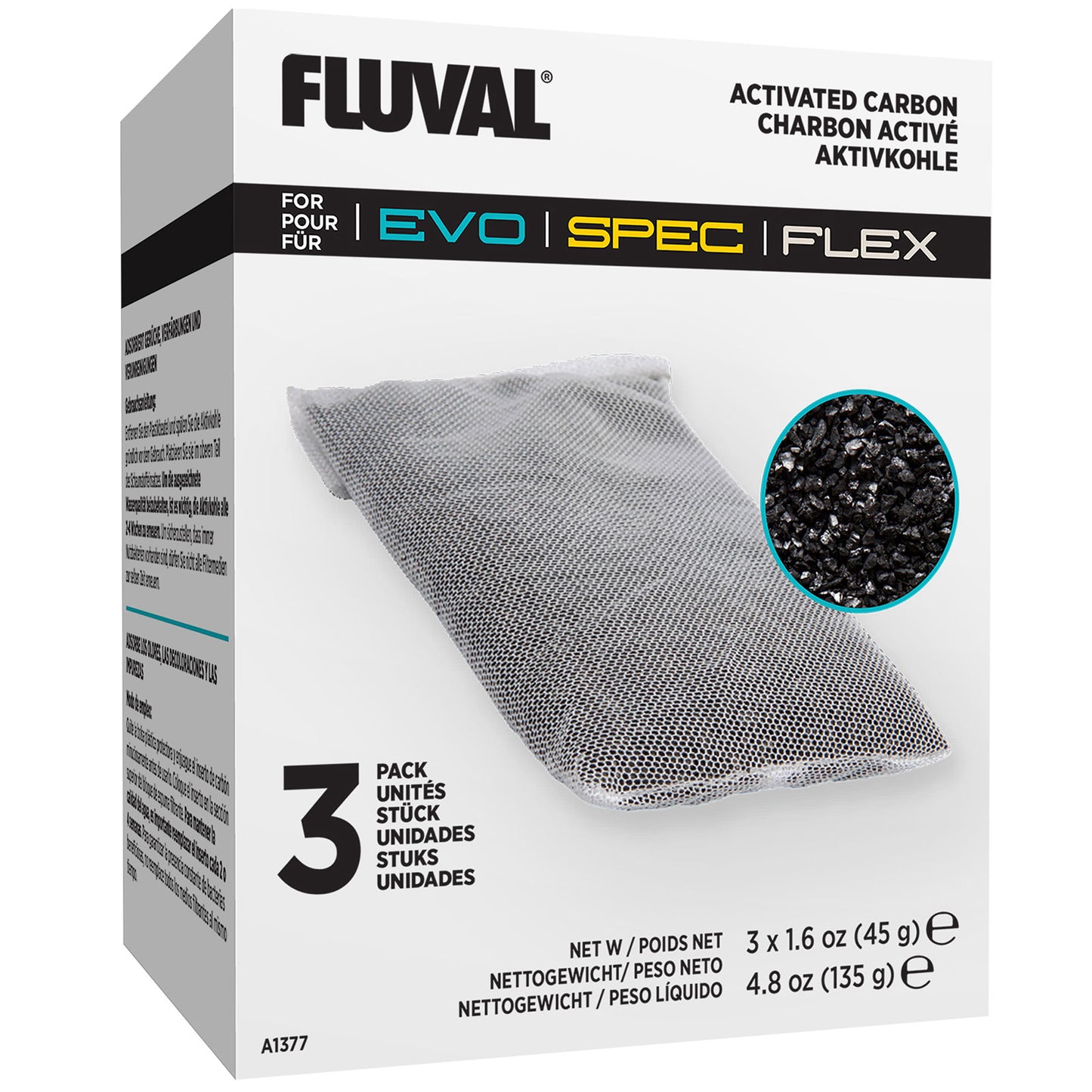 Fluval® Spec, Flex Replacement Carbon - 3 Pack