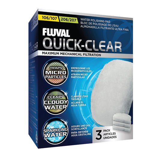 Fluval 106/206 and 107/207 Quick-Clear - 3 pack