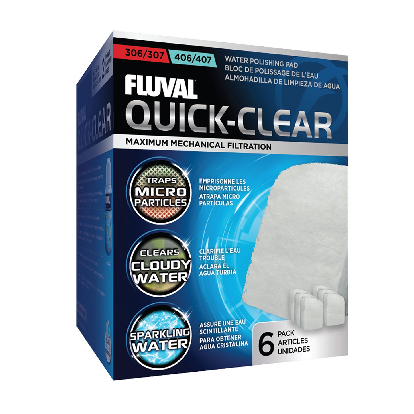 Fluval 306/406 and 307/407 Quick-Clear - 6 pack