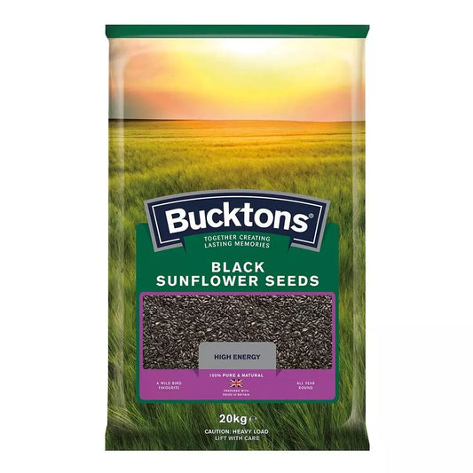 Bucktons - Black Sunflower Seed 20kg