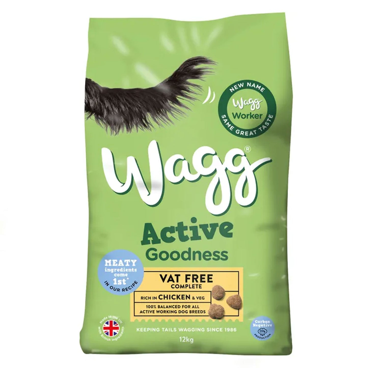 Wagg Active Goodness Chicken, 12kg