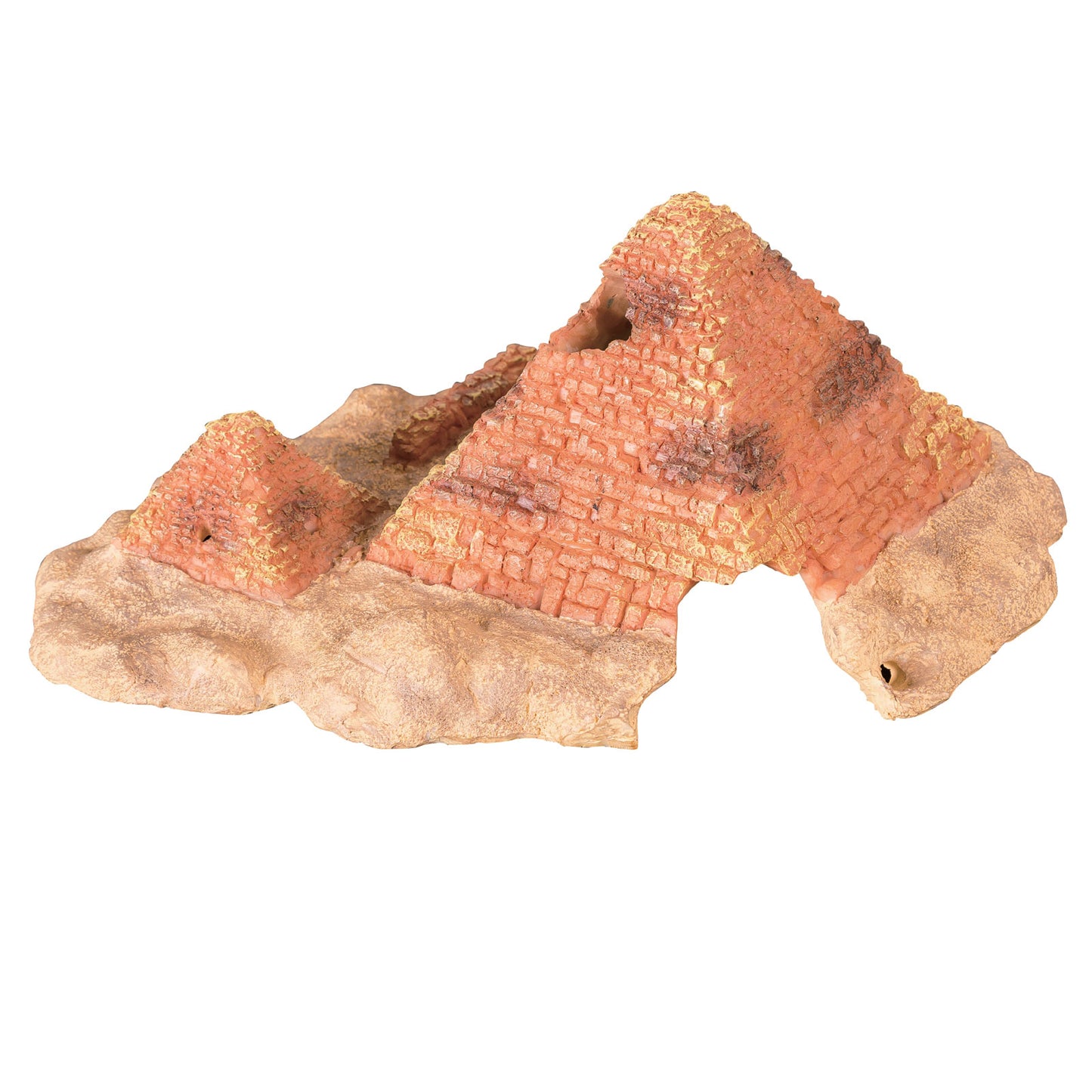 Reptile Pyramid Hide Cave Medium 27cm x 17cm x 12cm Bulk Buy x12