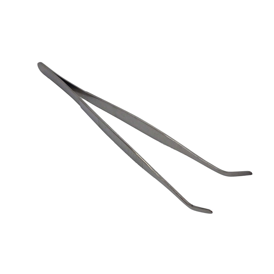 Livefood Stainless Steel Tweezers Curved End 300mm (12") Bulk Buy x24