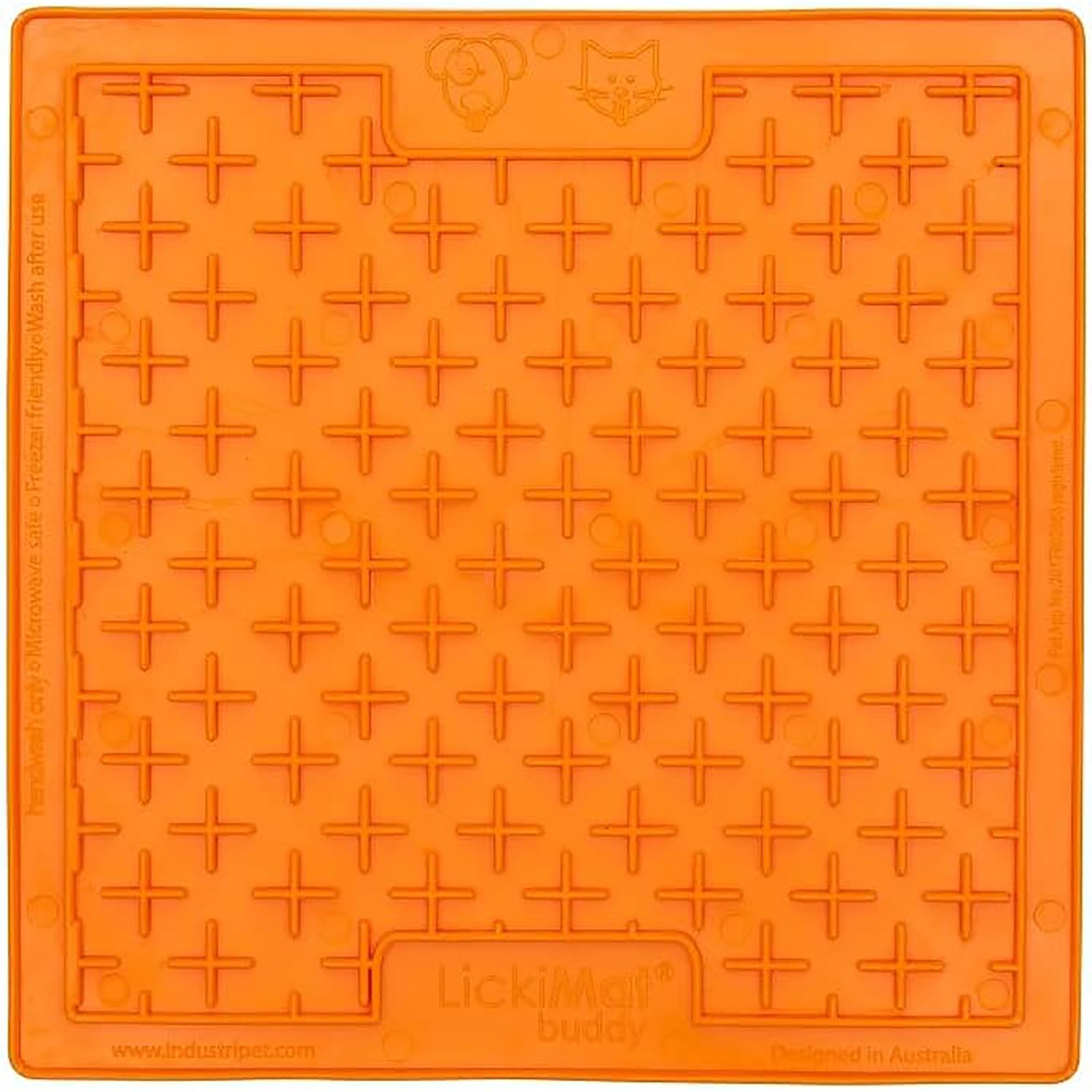 LickiMat Classic Buddy Orange 20 x 20cm