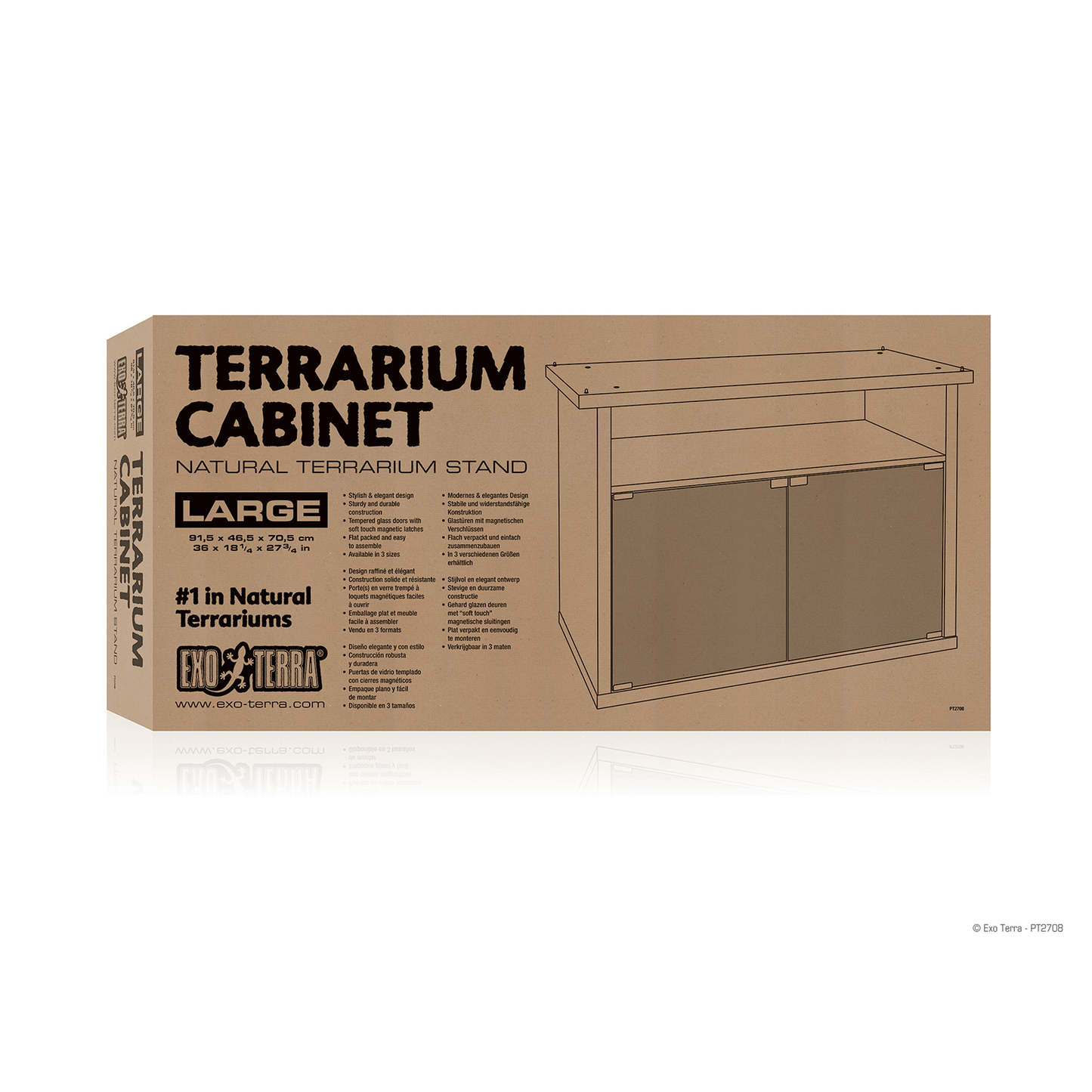 Exo Terra Cabinet - Large - 91.5 x 46.5 x 70.5 cm