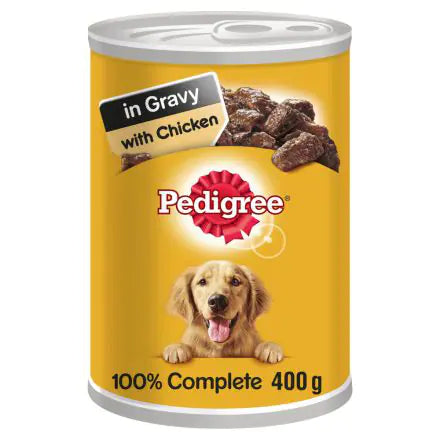 Pedigree-Adult-Wet-Dog-Food-Tin-Chicken-in-Gravy-400g