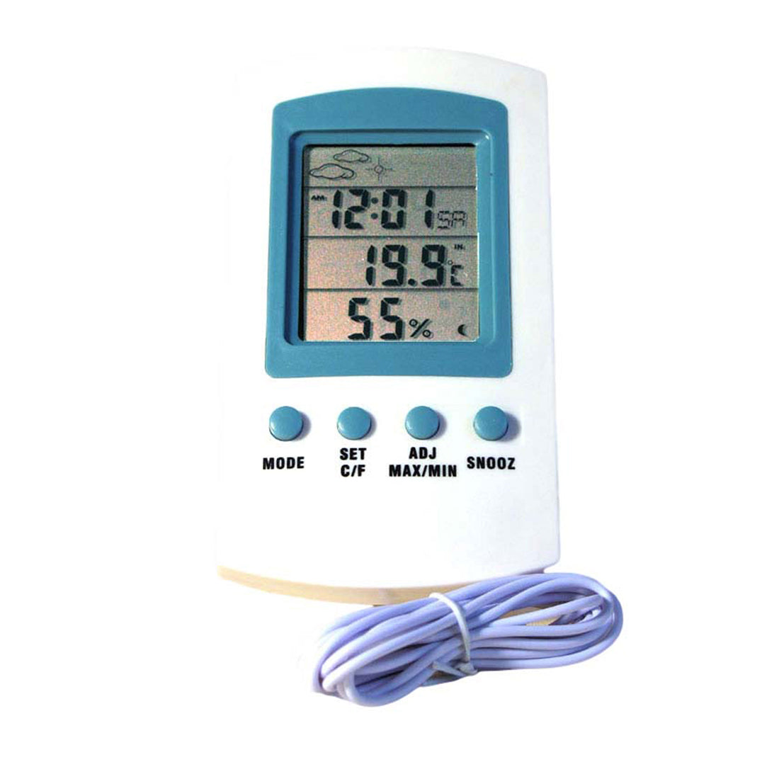 LCD Digital Thermometer + Humidity with 3 remote probes Bulk Buy x12