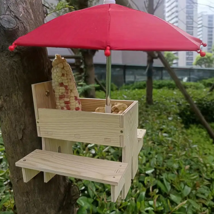 Squirrels PicNic Table Feeder with Umbrella