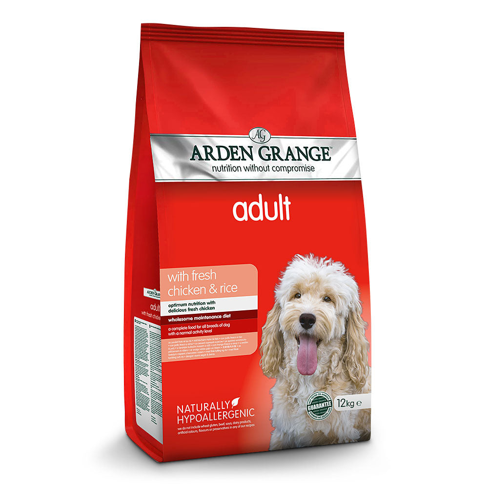 Arden Grange Adult Dog Chicken & Rice, 2 - 4 or 12kg