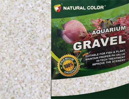 Natural Color White Aquarium Gravel 4 - 6mm 5kg