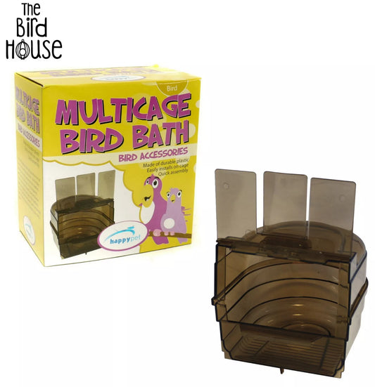 Happy Pet Multi Cage Bird Bath