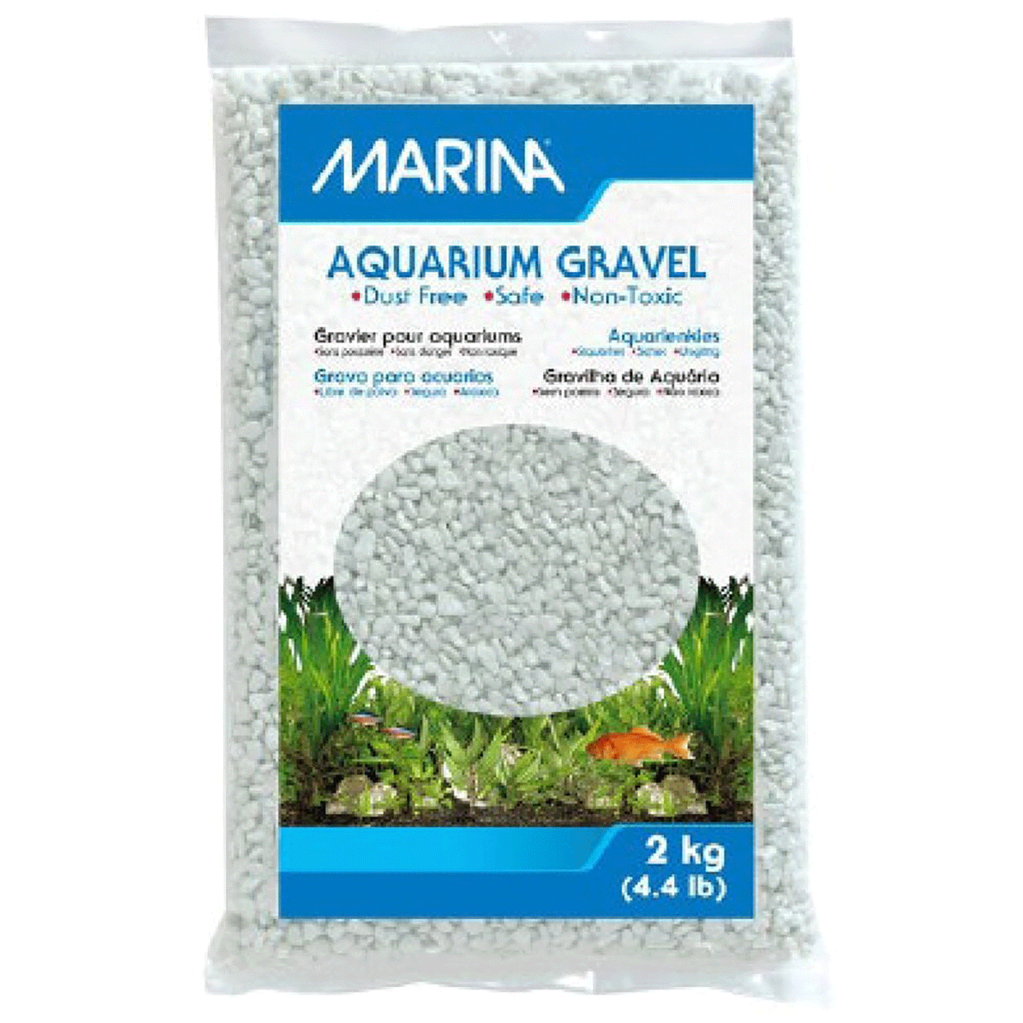 Marina White Decorative Aquarium Gravel