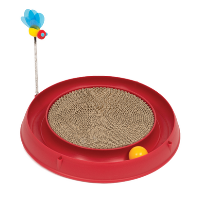Catit Circuit Ball Toy with Scratch Pad 3 in 1