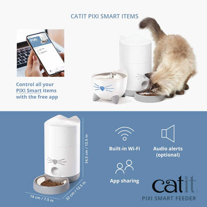 Catit Pixi Smart Feeder Remote-controlled cat food dispenser