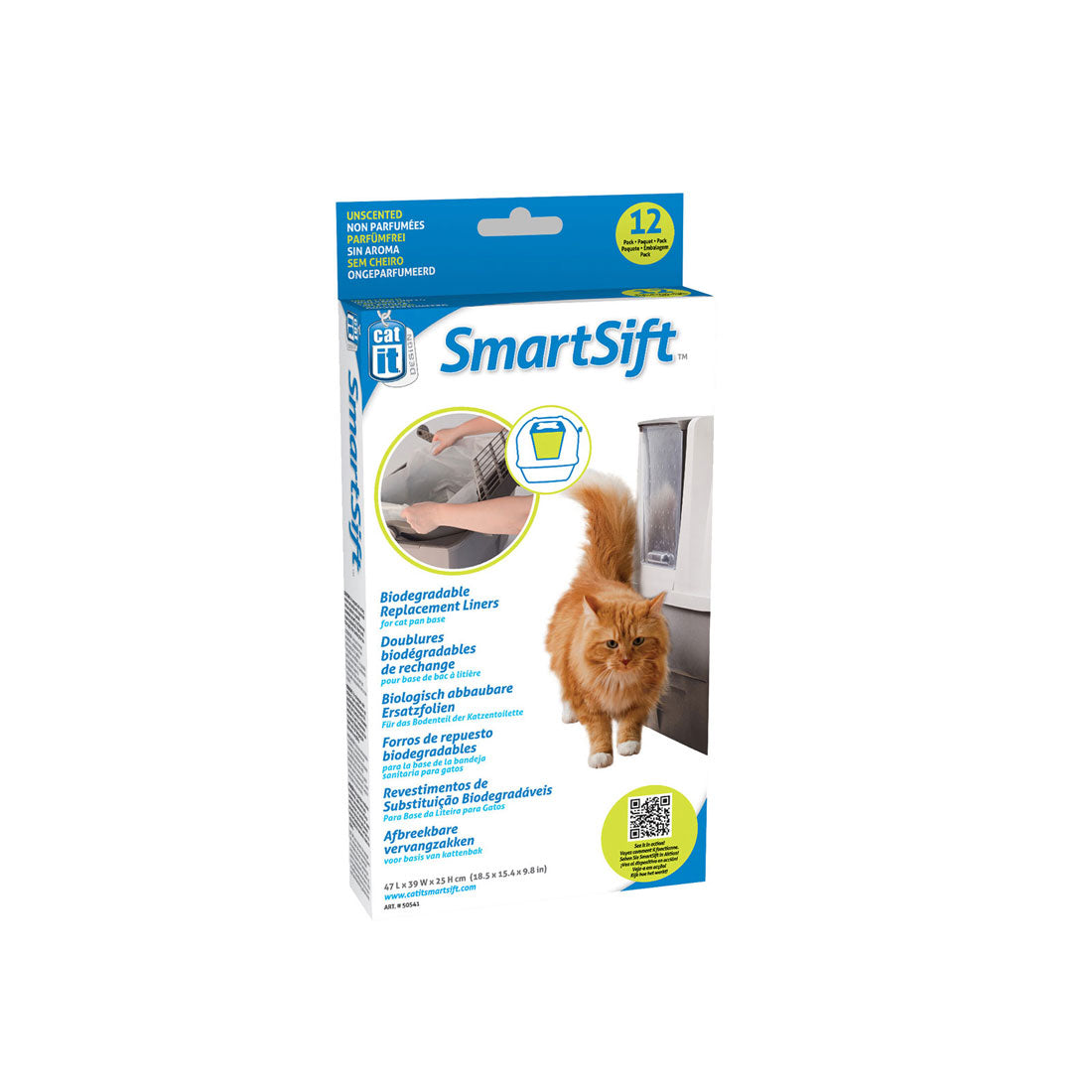 SmartSift Biodegradable Replacement Liners - 12-pack