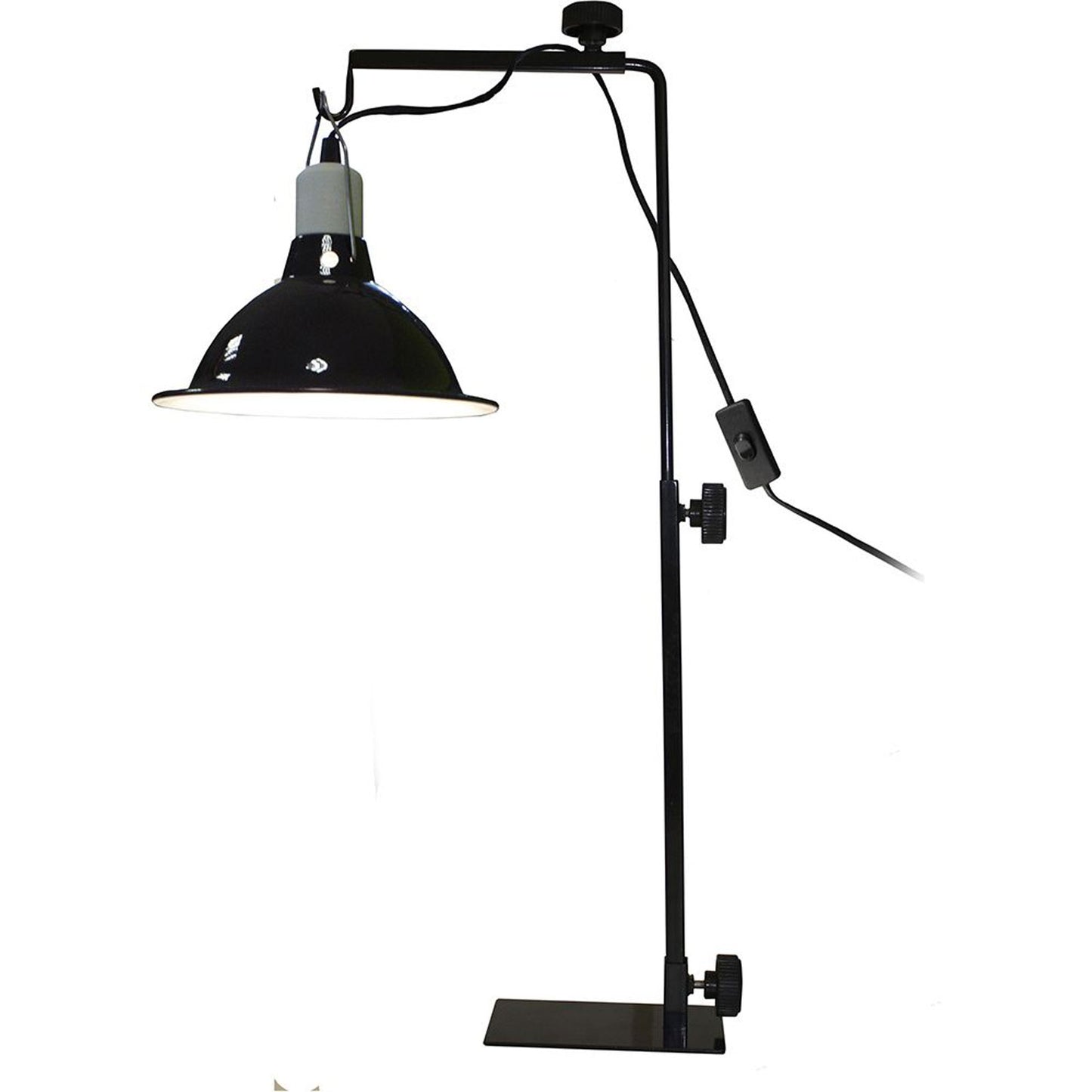 Komodo Light Stand - Adjustable Reptile Tortoise Lamp Dome Fixture