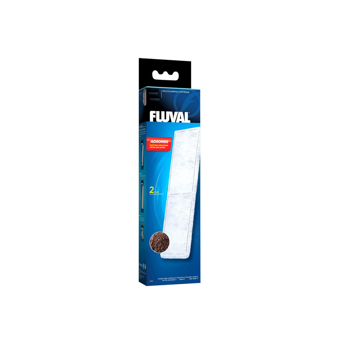Fluval U3 Filter Media - Poly/Clearmax Cartridge, 2-pack