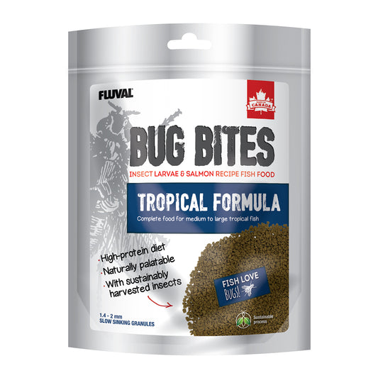 Fluval Bug Bites Medium/Large Tropical 500g Large Pack