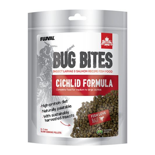 Fluval Bug Bites Medium/Large Cichlid 450g Large Pack