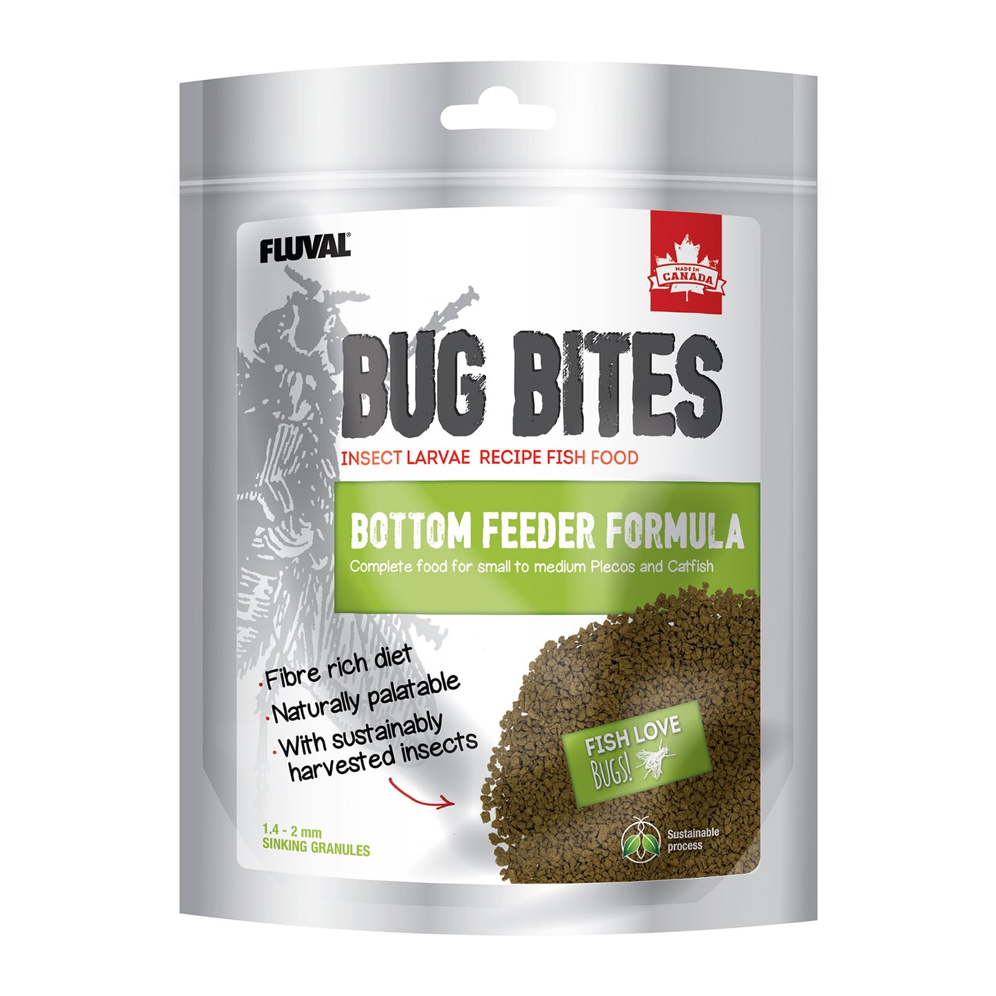 Fluval Bug Bites Bottom Feeder 500g Large Pack
