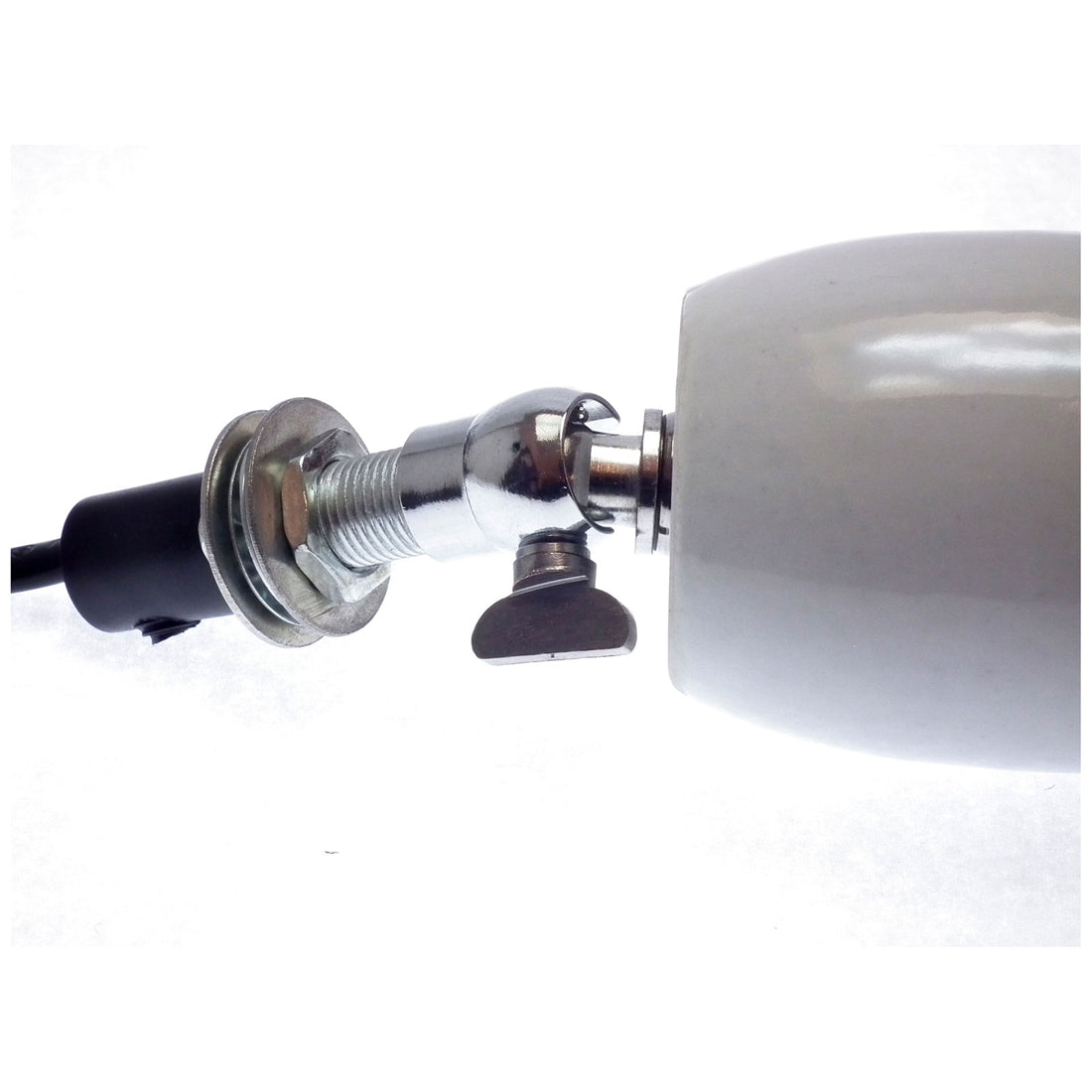 Ceramic Bulb Holder Adjustable Screw E27 200W with Switch 1.8m Cable