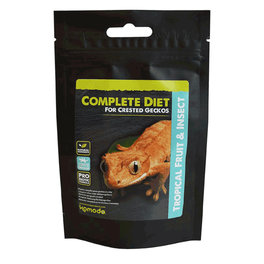 Komodo Crested Gecko Complete Diet - Tropical Fruit & Insect 60g