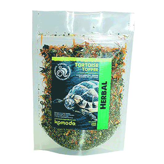 Komodo Tortoise Topper Herbal 40g (pack of 3)
