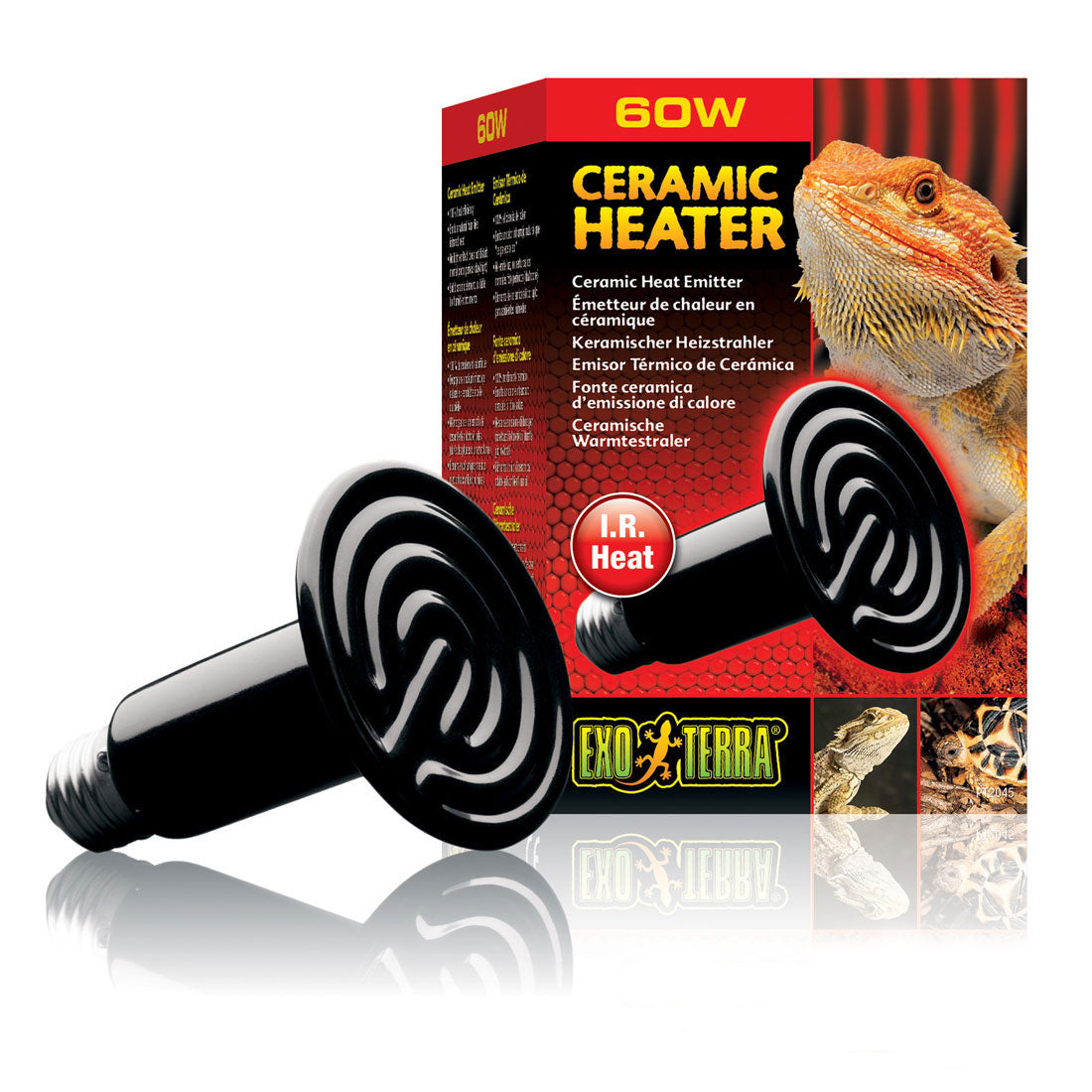 Exo Terra Ceramic Heater Heat 40/60/100/150/250W Screw Type