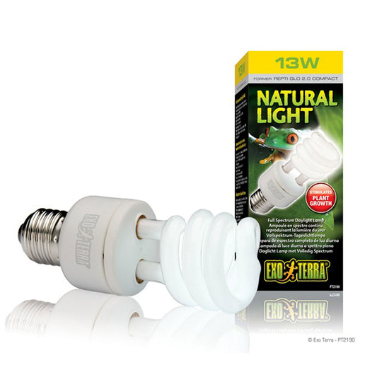 Exo Terra Natural Light Full Spectrum Daylight Bulb - 13W (was Repti Glo 2.0)