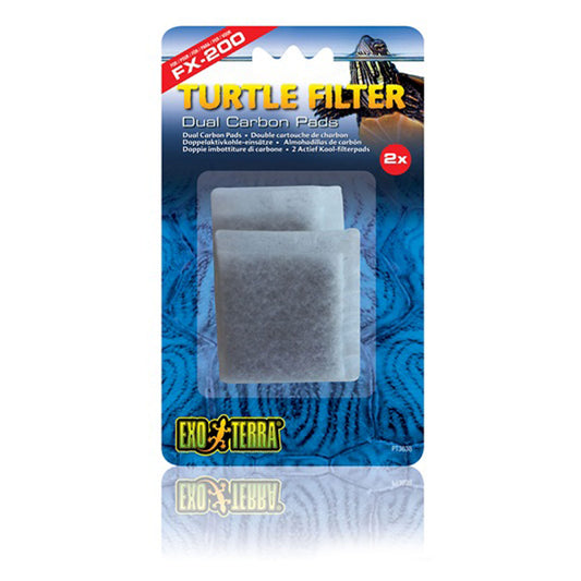 Exo Terra FX-200 Turtle Filter Replacement Carbon Bags (Pack of 2)