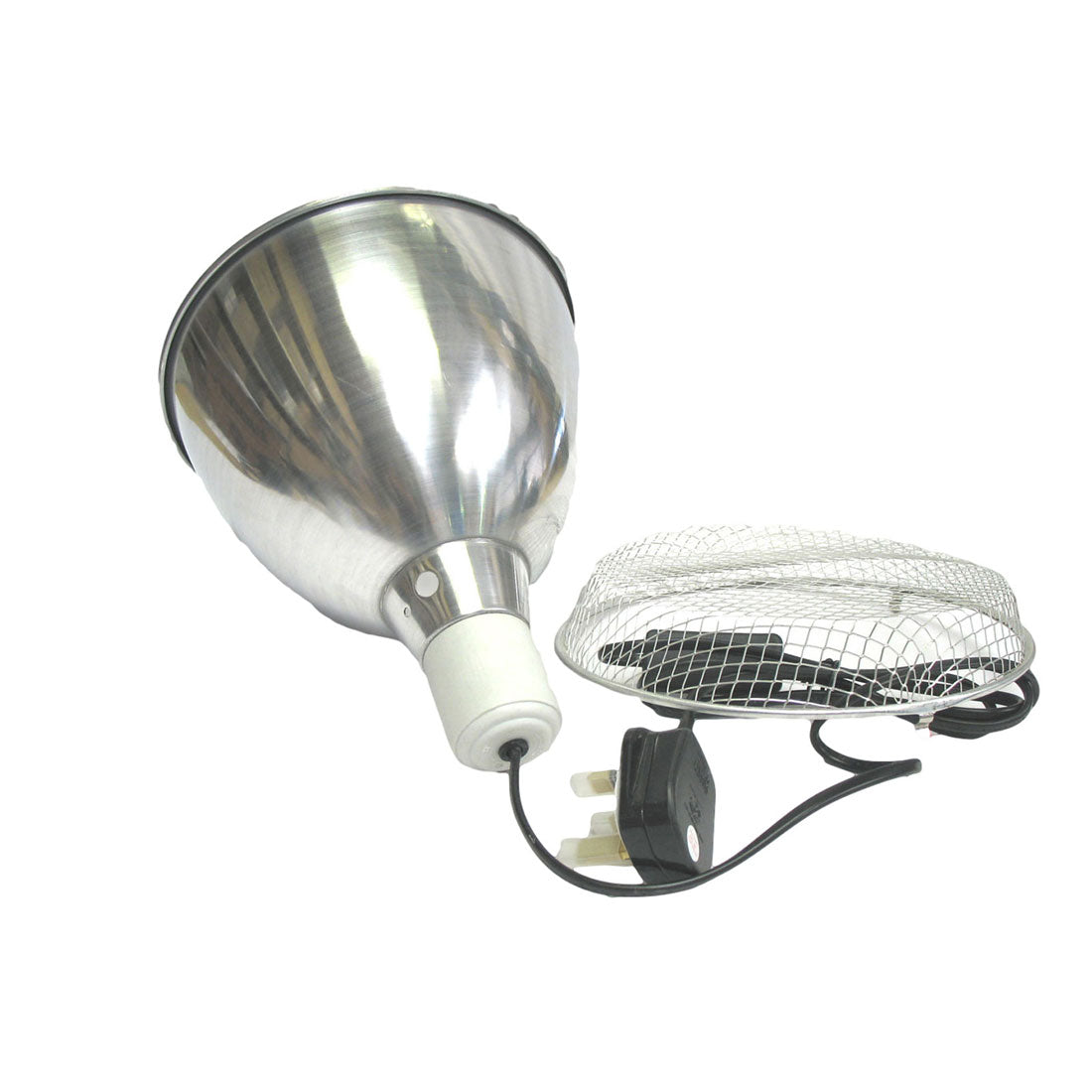 Clamp Lamp Silver for Large Solar Lamps 200W