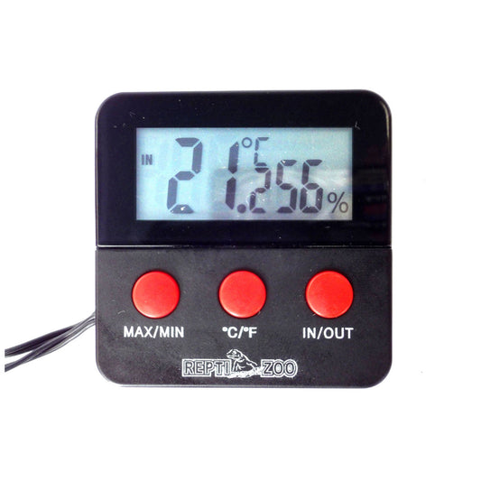 Digital Thermometer + Hygrometer Combined with Remote Probes