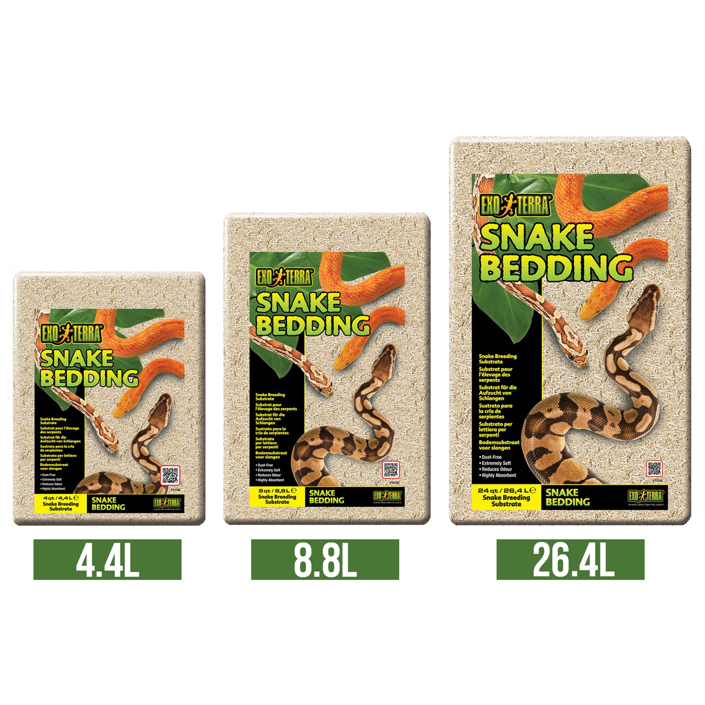 Exo Terra Aspen Biodegradable Snake Bedding 4.4L / 8.8L / 26.4L