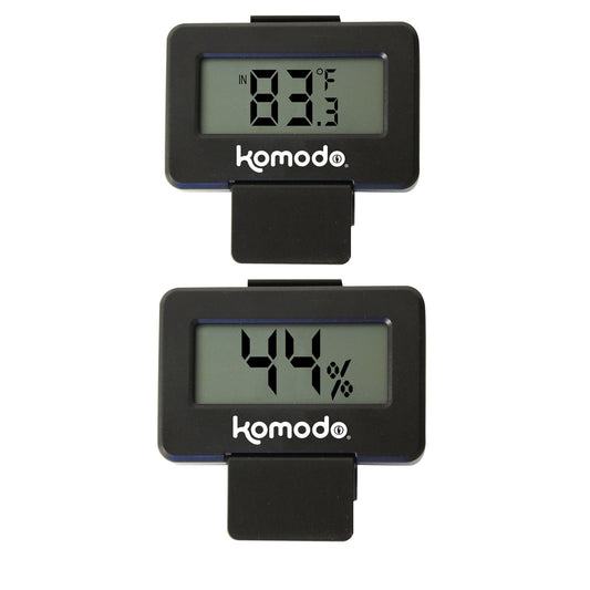 Komodo Advanced Digital Thermometer & Advanced Digital Hygrometer