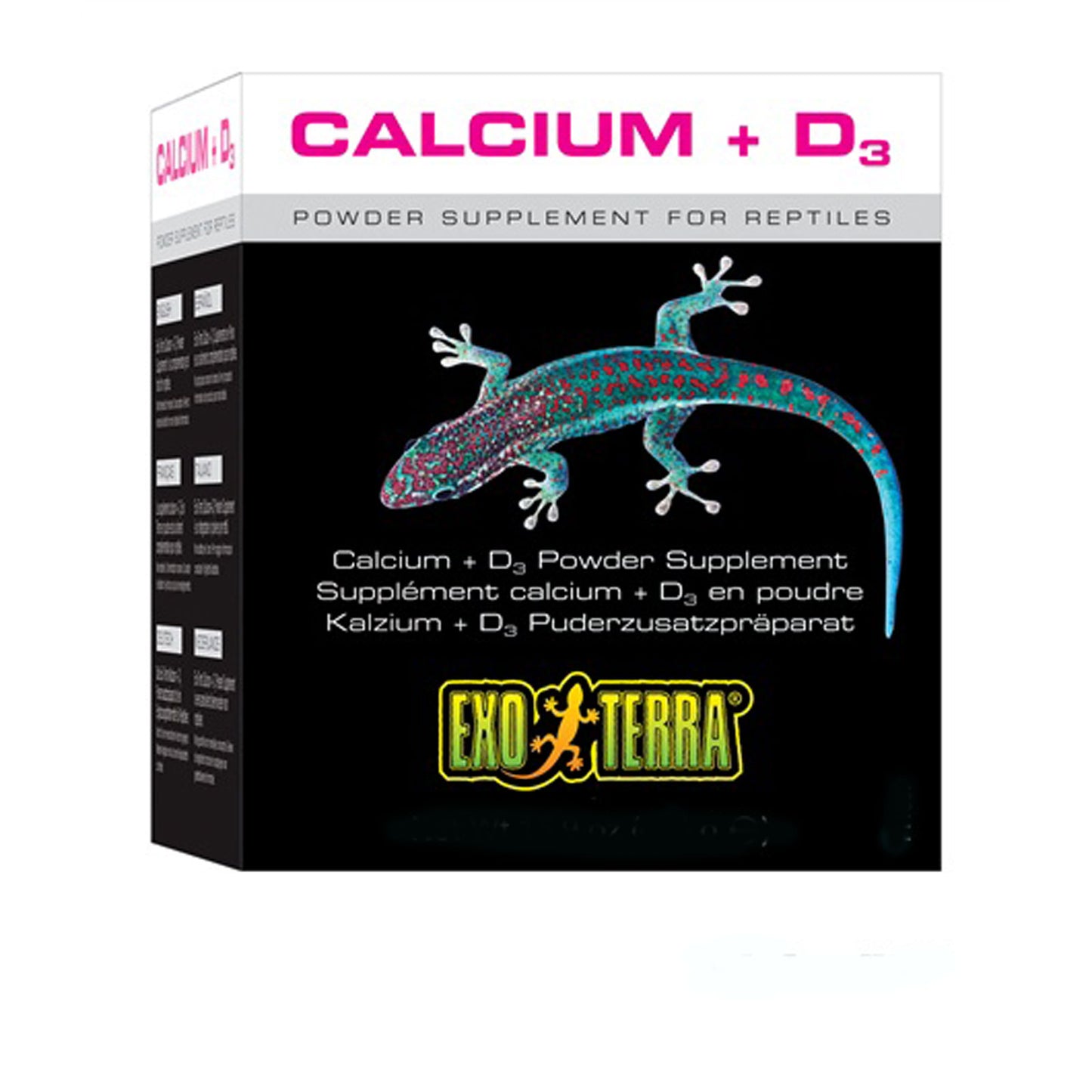 Exo Terra Calcium + D3 Powder Supplement 3.2oz / 90g