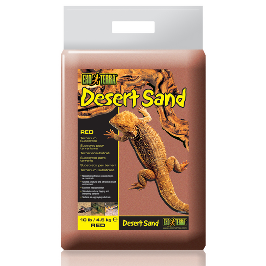 Exo Terra Desert Sand Red - Desert Terrarium Substrate  4.5kg