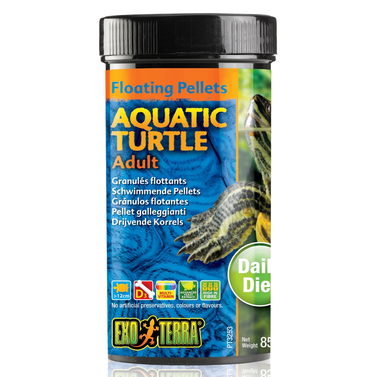 Exo Terra Aquatic Turtle Adult Floating Pellets 85g